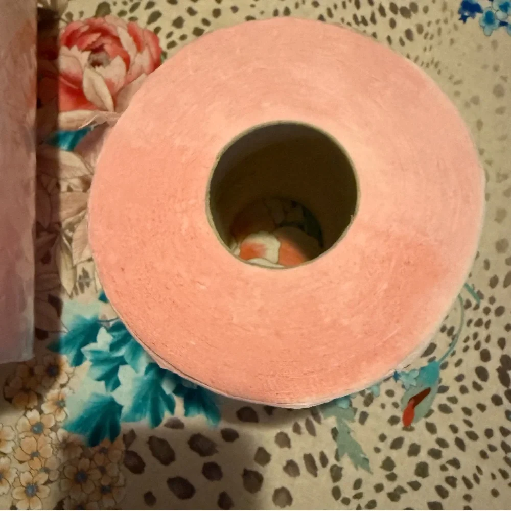IKEA 4 Pack of Beautiful Pink Toilet Paper NOW DISCONTINUED New